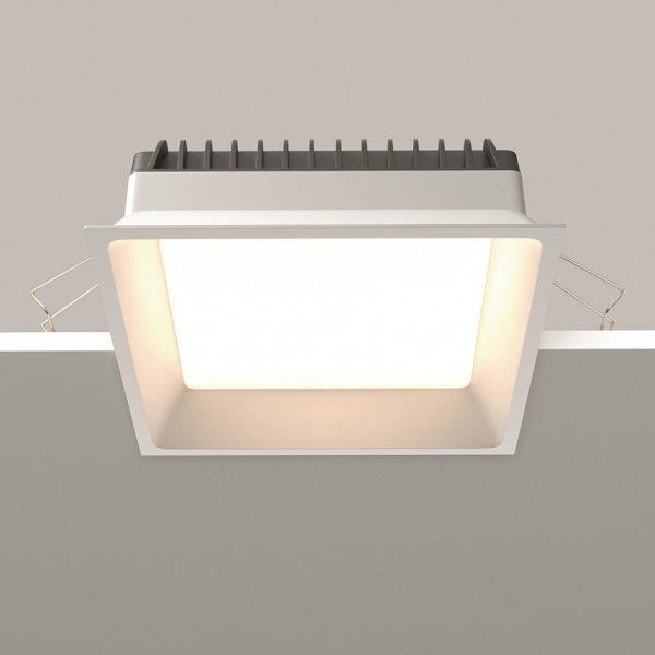 Biała Oprawa Wpuszczana Do Łazienki Downlight Okno Maytoni DL056-18W3-4-6K-W