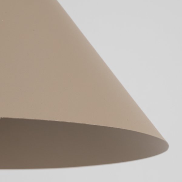Beżowy klosz z metalu w kształcie stożka CONO M 10620 TK-LIGHTING