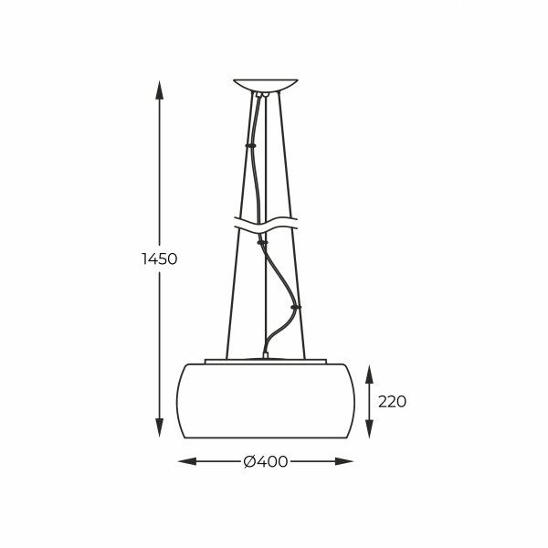 P0076-05L-F4FZ CRYSTAL LAMPA WISZĄCA