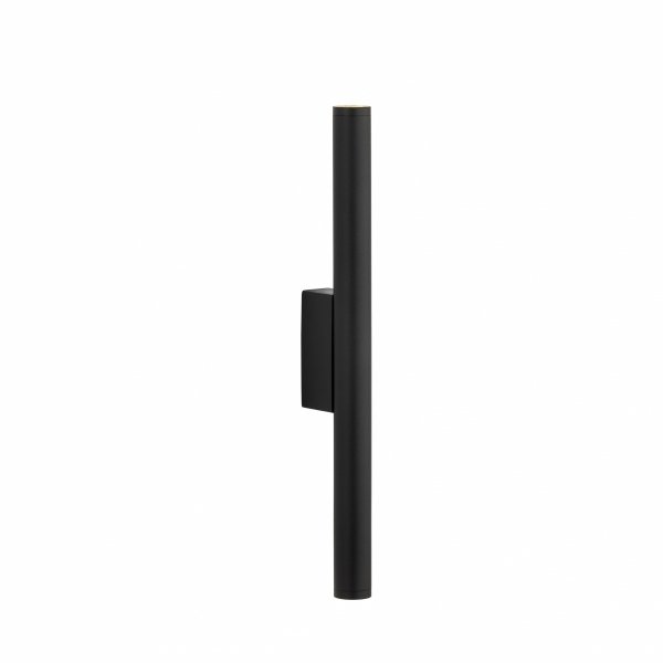 Minimalistyczny nowoczesny czarny kinkiet LED lampa ścienna podłużna GRECO 7222 Argon