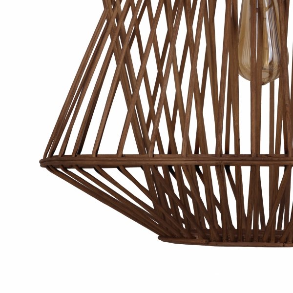 Lampa sufitowa bambusowa 38x38x32cm