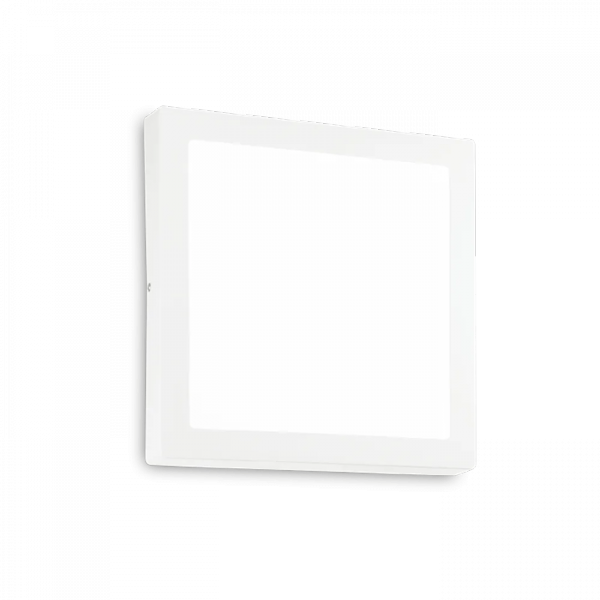 Kwadratowa Biała Lampa Sufitowo Ścienna UNIVERSAL 321707 IDEAL LUX