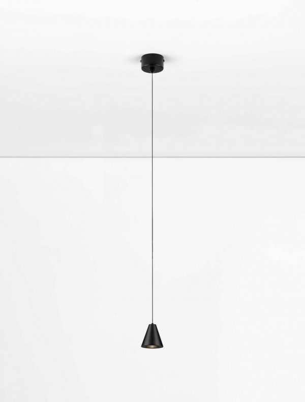Czarna nowoczesna lampa wisząca LED ACHOCALLA LE44759 Luces Exclusivas