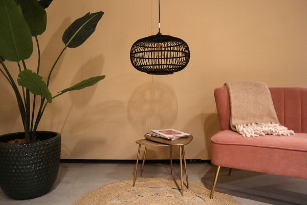 Lampa sufitowa bambusowa 46x46x28cm