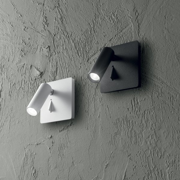 Nowoczesny Kinkiet Aluminiowy Mosiądz Z Przełącznikiem LITE AP 250120 IDEAL LUX