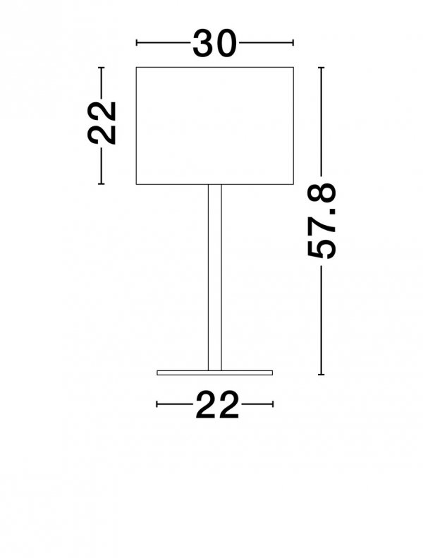 Lampa stołowa nocna z abażurem GUAVIARE LE44957 Luces Exlusivas