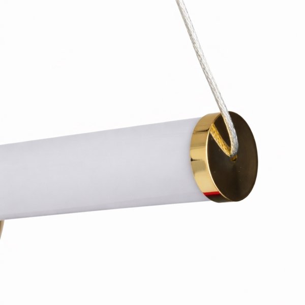 Złota Lampa Wisząca LED O-LINE 63cm Mirror Gold 12W Step into Design ST-1688S