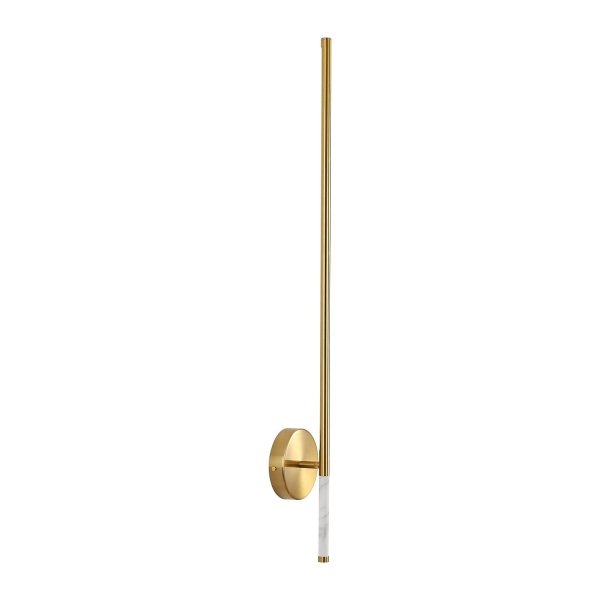 Lampa ścienna kinkiet LED listwa metalowy złoty elegancki klasyczny minimalistyczny uniwersalny FRESCO ST-MD1024M Step Into Design
