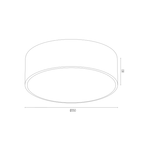 NOWOCZESNY PLAFON SUFITOWY LED W MOSIĄDZU ARGON ATLANTIS 4078