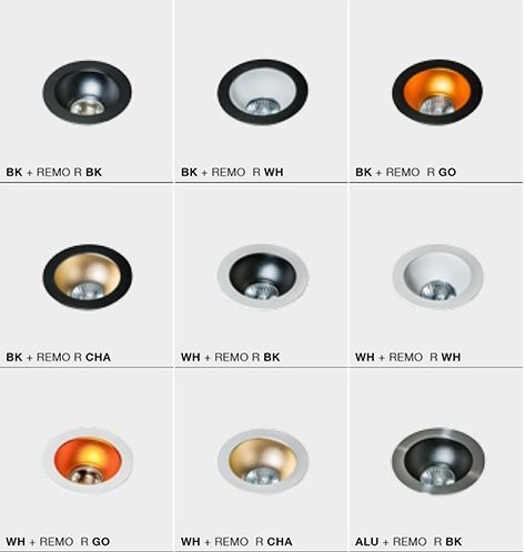LAMPA WPUSZCZANA AZZARDO REMO 1 AZ1732+AZ0822