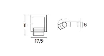 Stylowa lampa elewacyjna na taras i fasadę kinkiet LED regulowany IP65 ciemno szary Azzardo FRAME AZ6633 12W 3000K