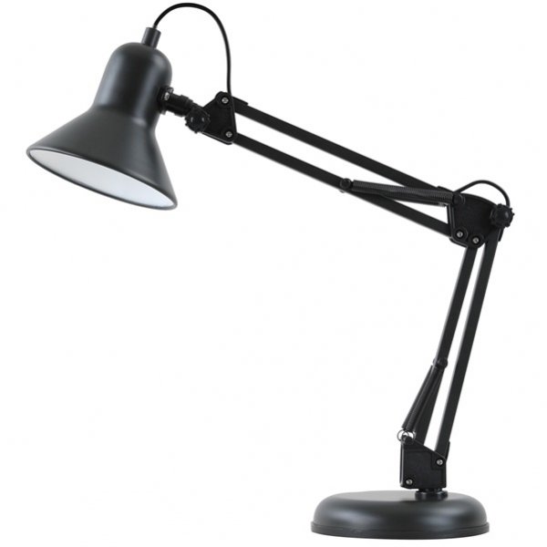 Lampka Biurkowa Vintage Czarna TIAGO TB-29743-BK ITALUX