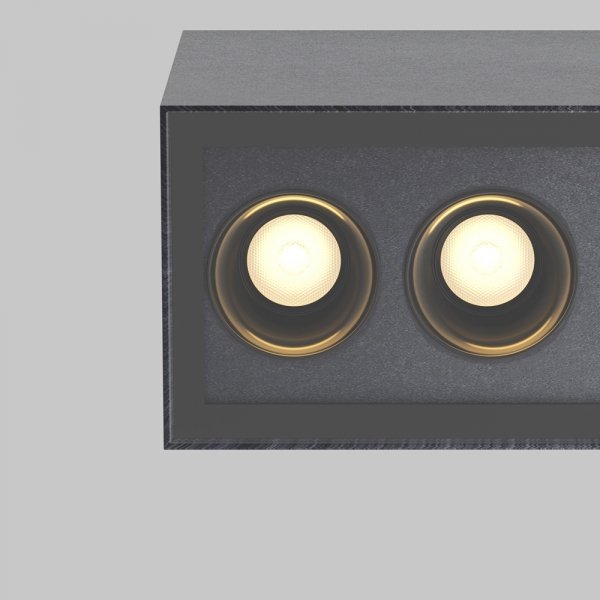 Nowoczesna lampa zewnętrzna sufitowa LED prostokątna metalowa grafitowa Ares MAYTONI O309CL-L10GF3K