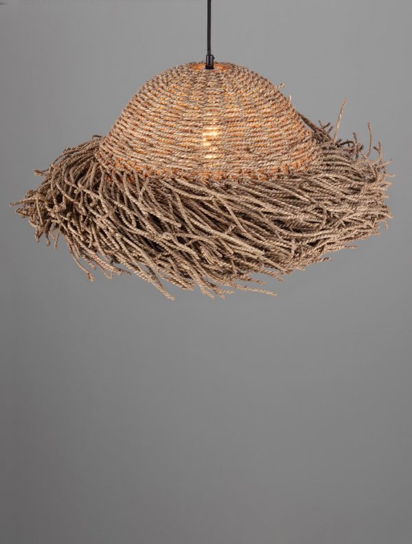 Naturalna lampa wisząca w stylu boho ALLENDE LE44491 Luces Exclusivas