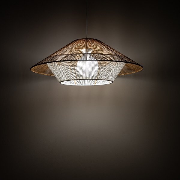 Naturalna Lampa Wisząca W Stylu Boho JAPANDI M 11157 Nowodvorski Lighting