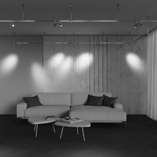 Ścieżka świetlna lampa szynowa regulowana LED aluminium mosiądz Focus LED MAYTONI TR144-1-5W2.7K-W-BS-DE 