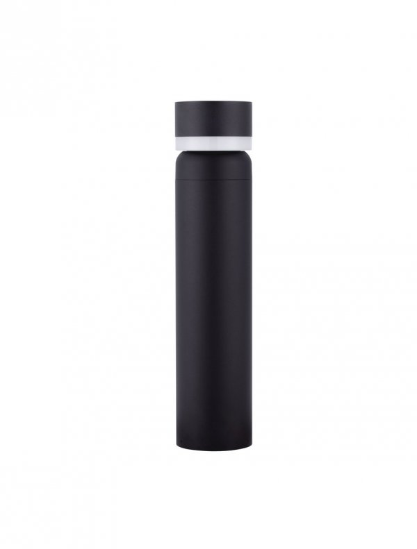 Minimalistyczny słupek ogrodowy klasyczny LED aluminiowy czarna niska tuba uniwersalny IP65 OSCELIA LE75130 Luces Exclusivas
