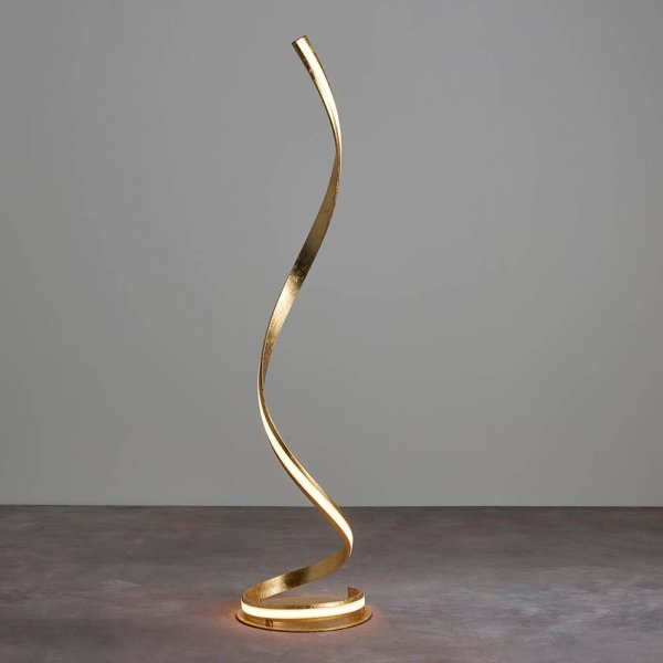 Designerska Lampa Podłogowa Nowoczesna LED Złota ARIA 95841 ENDON