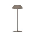 Klasyczna lampa stołowa LED ciemno szara metalowa uniwersalna minimalistyczna możliwość ściemniania Muffin T0065 MAXLIGHT