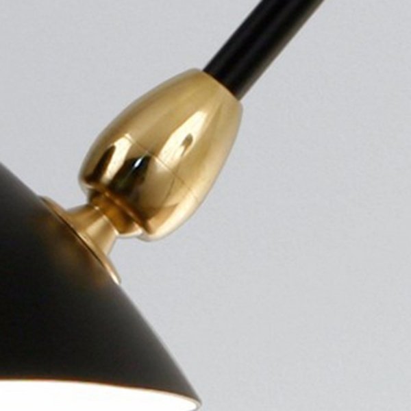  Lampa ścienna kinkiet czarna regulowana na wysięgniku klasyczna minimalistyczna CRANE W8701 Step Into Design