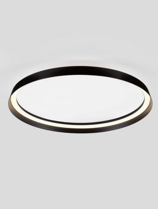 Nowoczesny plafon LED w kolorze czarnym BATALLAS LE44651 Luces Exclusivas