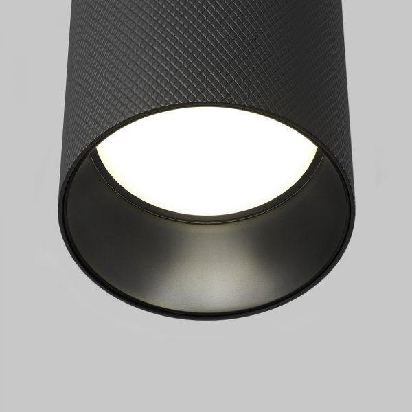  Lampa sufitowa plafon tuba klasyczna nowoczesna aluminium czarna Artisan MAYTONI C080CL-01-GU10-B