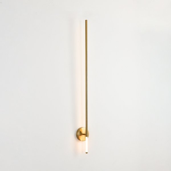 Lampa ścienna kinkiet LED listwa metalowy złoty elegancki klasyczny minimalistyczny uniwersalny FRESCO ST-MD1024L Step Into Design