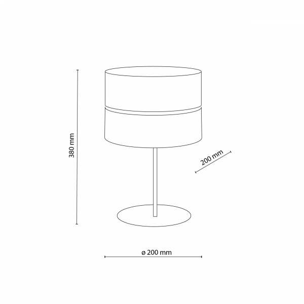 Lampka nocna stołowa abażurowa beżowa słomkowa boho nowoczesna minimalistyczna klasyczna dekoracyjna CALMA 16178 TK-LIGHTING