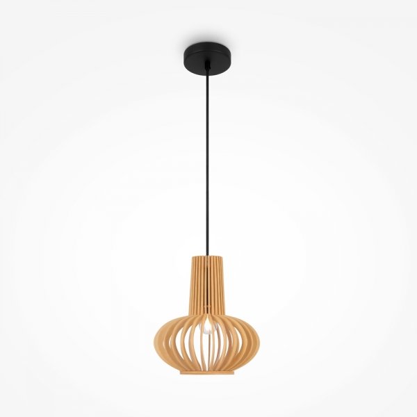Lampa wisząca designerska rustykalna brązowa nad stół do jadalni do salonu ozdobna regulacja wysokości Roots MAYTONI MOD193PL-01W