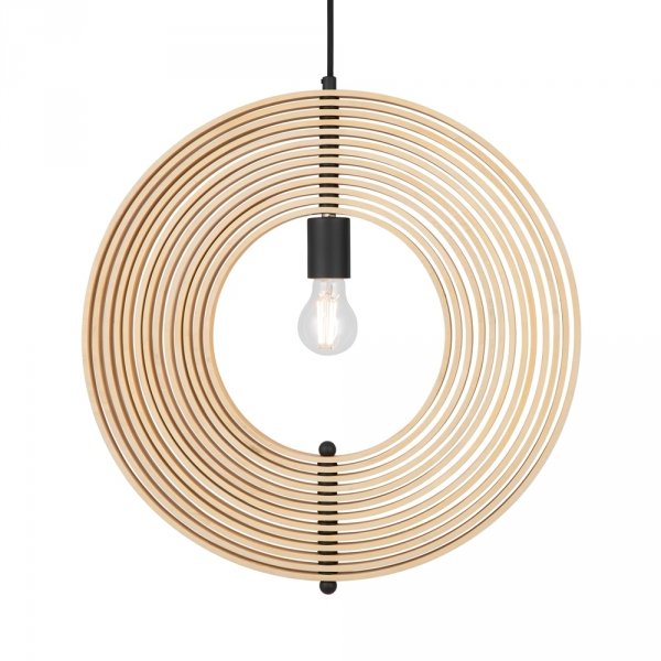 Lampa wisząca designerska rustykalna jasny brąz nad stół do jadalni do salonu ozdobna regulacja wysokości Roots MAYTONI MOD197PL-01W1