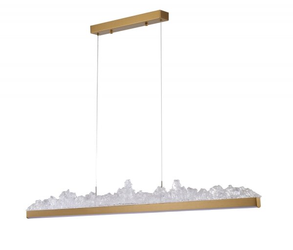 Dekoracyjna lampa wisząca listwa LED designerska MONTANA LONG ST-6490P/L Step Into Design salonowa nad stół