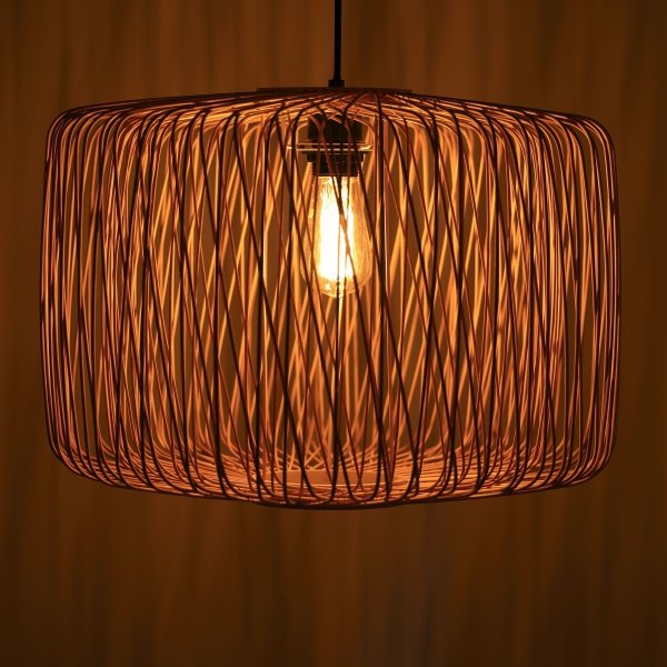 Lampa sufitowa bambusowa 46x46x34cm