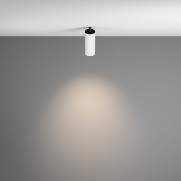 Lampa sufitowa tuba biała aluminiowa regulowana FOCUS LED MAYTONI C053CL-L12W4K-W-W