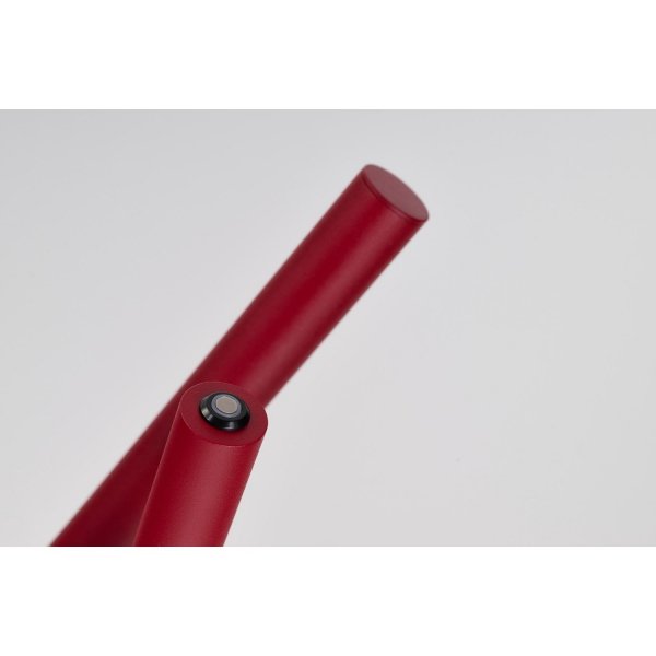 Czerwona lampka stołowa nocna TROST TABLE BLACK Azzardo AZ6800