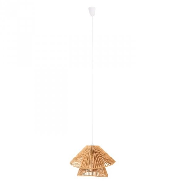 Lampa Wisząca Boho Pleciony Klosz AMALFI P0578 MAXLIGHT