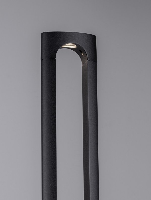 Minimalistyczny słupek ogrodowy uniwersalny LED aluminiowy kolor antracyt prostokąt IP65 LUNQUERA LE75102 Luces Exclusivas