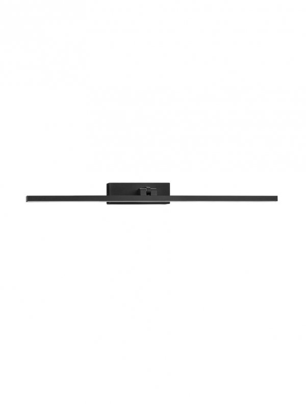 Lampa ścienna kinkiet LED czarny nad lustro listwa regulowana minimalistyczny IP44 ALFAS LE45786 Luces Exclusivas