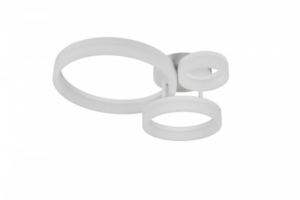 Nowoczesny plafon lampa sufitowa LED biała metalowa designerska minimalistyczna koła SCOPE R63601331 RL