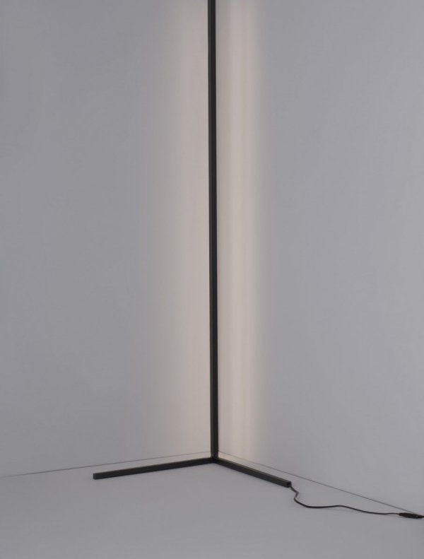 Czarna Lampa Stojąca Minimalistyczna Lampa Podłogowa ZAPOPAN LE42879 LUCES EXCLUSIVAS