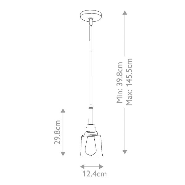 Industrialna Lampa wisząca Aivian KL-AIVIAN-P-WBR Kichler Postarzany mosiądz 