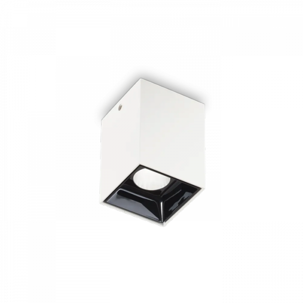 Biała Lampa Sufitowa Downlight Kwadratowa NITRO ROUND SQUARE 206035 IDEAL LUX