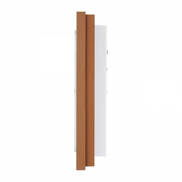 Lampa sufitowa plafon kwadratowy 32cm drewniany klasyczny nowoczesny minimalistyczny kolor terakota TABOR 7268 Argon