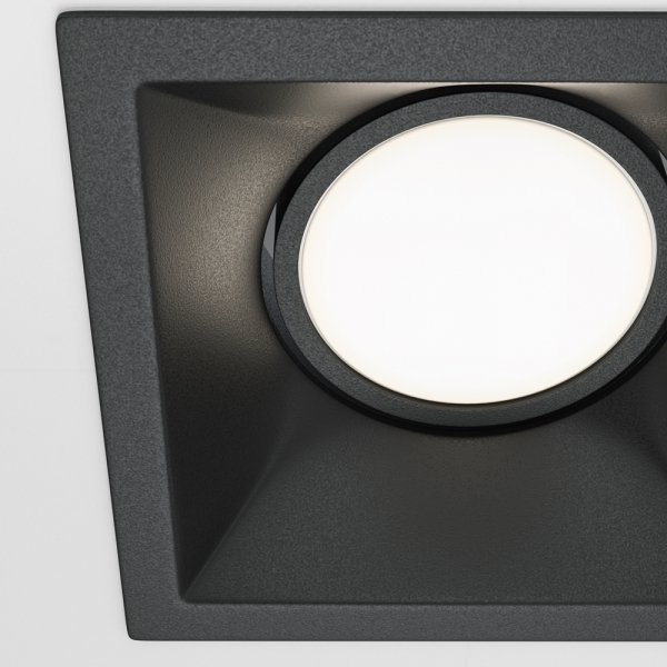 Oprawa wpuszczana downlight kwadratowa DOT DL029-2-01B MAYTONI