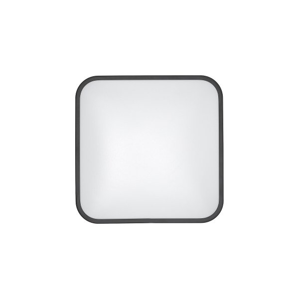 Czarny kwadratowy Plafon Sufitowy Do Łazienki IP44 Nowodvorski Lighting AGNES SQUARE LED PRO black S 3000K 10983