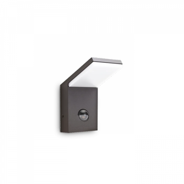 Minimalistyczny Kinkiet Ogrodowy Z Czuinikiem Kwadratowy LED STYLE 4000K 221519 IDEAL LUX