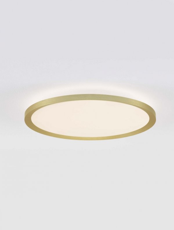 Złoty okrągły plafon LED ANTONIO LE44884 Luces Exclusivas