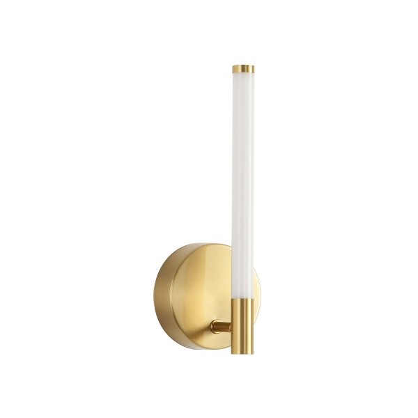 Lampa ścienna kinkiet metalowy złoty LED klasyczny minimalistyczny tuba CLODE ST-MB240404-1 GOLD Step Into Design