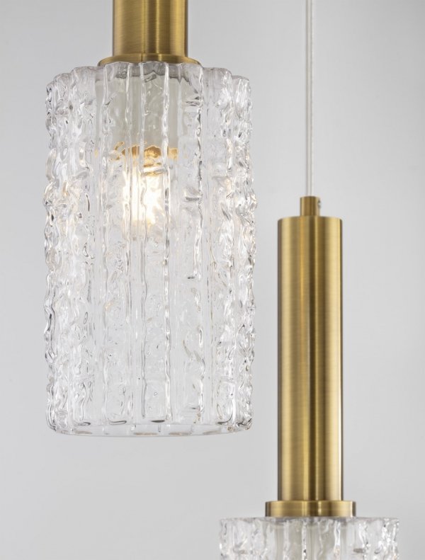 Nowoczesna Lampa Wisząca Glamour Szklany Klosz OROYA LE44336 LUCES EXCLUSIVAS