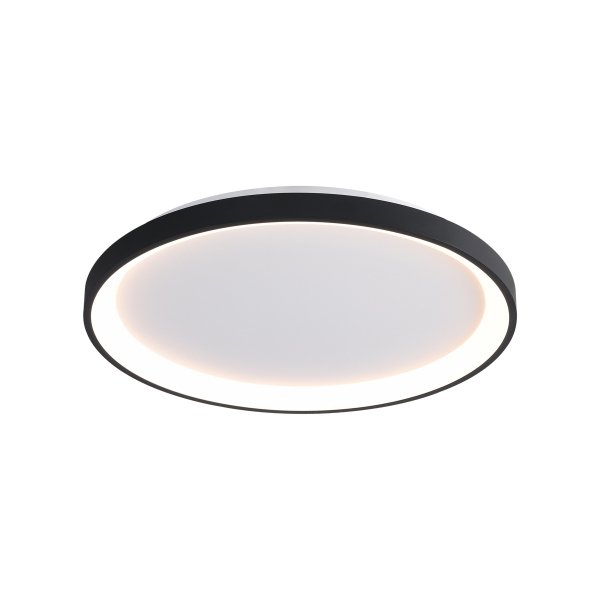 Czarny nowoczesny okrągły plafon led Raden CLN-3151-S-BK
