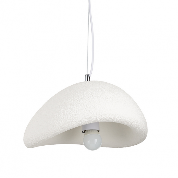 Dekoracyjna nowoczesna biała lampa wisząca designerski styl STONE DN426-300 